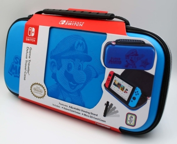 BigBen Nintendo Switch Super Mario Tasche Travel Case NNS46BL Blau