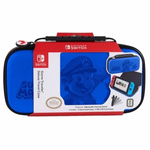 BigBen Nintendo Switch Super Mario Tasche Travel Case NNS46BL Blau