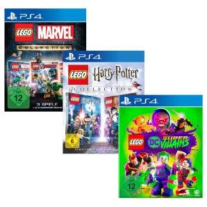 Lego Marvel + Harry Potter Collection + DC Super...