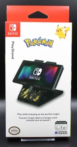 Nintendo Switch Playstand Pokemon: Pikachu Schwarz/Gold