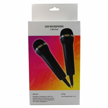 USB-Mikrofon (2x) für Karaoke Games (Lets Sing, Voice of Germany etc)