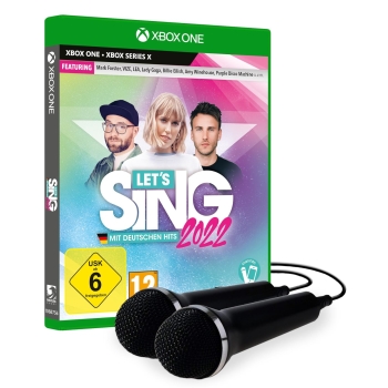 Let´s Sing 2022 mit deutschen Hits inkl. 2x Mikrofon, Xbox One / Series X