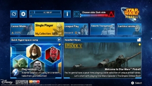 Star Wars Pinball (Code in a Box), Switch