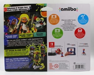 Nintendo amiibo Splatoon Kollektion Splatoon 3 3in1 Pack Octoling, Inkling, Smallfry