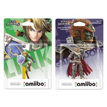 Nintendo amiibo Super Smash Kollektion Nr. 5 und 41 Link+Ganondorf