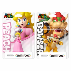 Nintendo amiibo Super Mario Kollektion Peach + Bowser