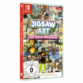 Jigsaw Art: 100+ Famous Masterpieces (Code in a Box), Switch