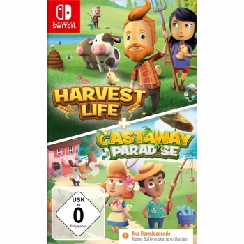 Harvest Life + Castaway Paradise (Code in a Box), Switch