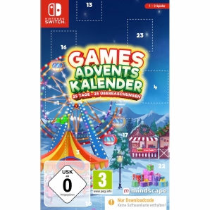 Games Adventskalender 2023 (Code in a Box), Switch