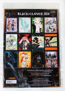 Black Clover Kalender 2024