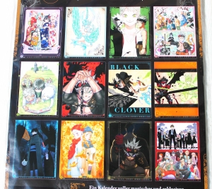 Black Clover Kalender 2024