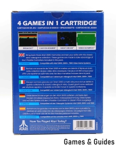 4 in 1 Game Cartridge and Paddle Pack (Atari 2600+ Cartridge)