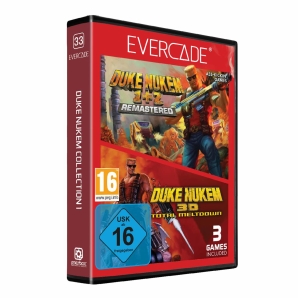 Blaze Evercade Catridge #033 Duke Nukem Collection 1