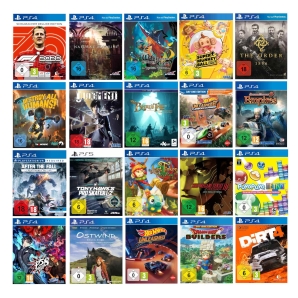 Sony PS4/PS5 Mix (mit Banderole/loser Disc)