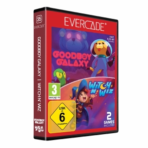 Blaze Evercade Cartridge #035 Goodboy Galaxy / Witch n...