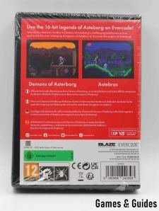 Blaze Evercade Cartridge #036 Demons of Asteborg / Astebros Cartridge