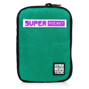 Blaze Evercade HMT Super Pocket Fabric Case Schwarz/Grün (Taito)