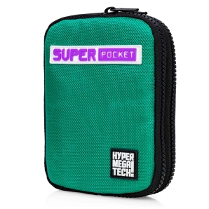 Blaze Evercade HMT Super Pocket Fabric Case Schwarz/Grün (Taito)