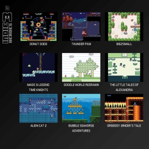 Blaze Evercade Indie Heroes Collection 3 + THEC64 Collection 3
