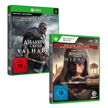 Assassins Creed Valhalla Ultimate + Mirage Deluxe Edition, Microsoft Xbox One / Series X
