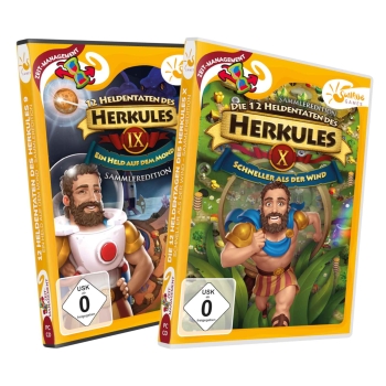 Die 12 Heldentaten des Herkules 09 + 10 Bundle, PC