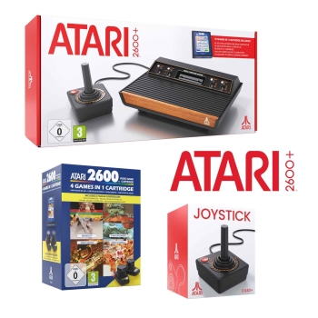 Atari 2600+ / 4 in 1 Game Cartridge / Paddle Pack / CX40+ Joystick