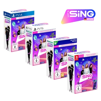 Lets Sing 2025 mit deutschen Hits inkl. 2x Mikrofon, PS5/Switch