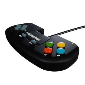 THEGAMEPAD (Black) für alle Retro Games - Konsolen + Windows / MAC / Linux