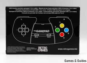 THEGAMEPAD (Black) für alle Retro Games - Konsolen + Windows / MAC / Linux