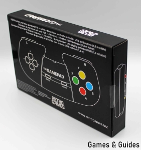 THEGAMEPAD (Black) für alle Retro Games - Konsolen + Windows / MAC / Linux