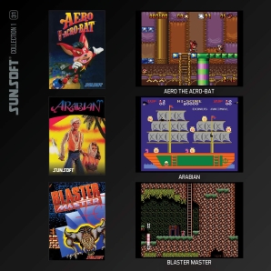Blaze Evercade Cartridge #031+#038 Sunsoft Collection 1 und 2