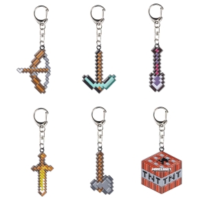 Minecraft Metall Schlüsselanhänger