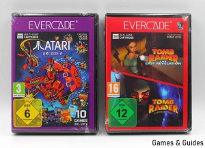 Blaze Evercade Catridge #045+#014 Tomb Raider Collection 2 + Atari Arcade Collection 2