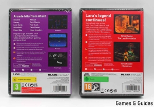 Blaze Evercade Catridge #045+#014 Tomb Raider Collection 2 + Atari Arcade Collection 2