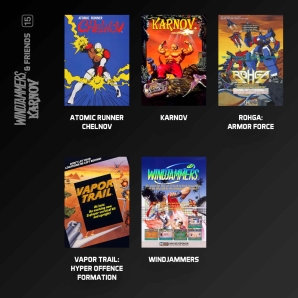 Blaze Evercade Arcade Cartridge #015 Windjammers, Karnov & Friends