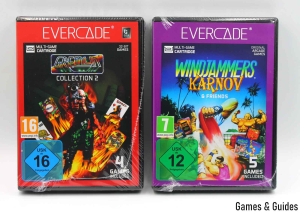 Blaze Evercade Cartridge #046+#015 Gremlin Collection 2 + Windjammers, Karnov & Friends