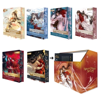 Heaven Officials Blessing, Light Novel Hardcover 1+2+3+4+5+6 inkl. Schuber