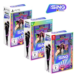 Lets Sing 2026 German Version + 2 Mikrofone, PS5/XSX