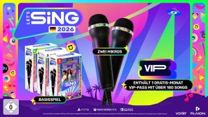 Lets Sing 2026 German Version + 2 Mikrofone, PS5/XSX