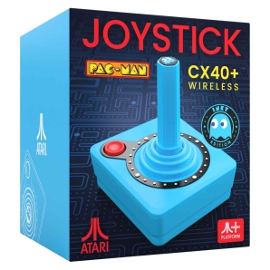 Atari CX40+ Wireless Joystick Pac-Man Blau (Inky)