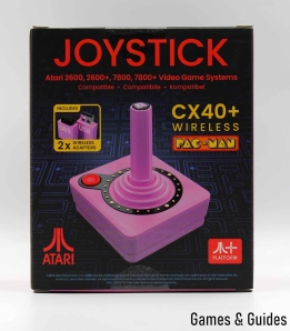 Atari CX40+ Wireless Joystick Pac-Man Pink (Pinky)