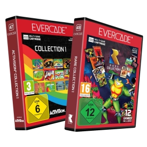 Blaze Evercade  Catridge #047 + #048 Activision 1 + Rare 1