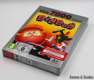 Dig Dug, Galaga, Pac-Man Double Feature + Xevious Bundle (Atari 7800+ Catridges)