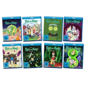 Rick and Morty Staffel 1-8 Bundle, Blu-ray