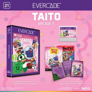 Blaze Evercade Catridge #21 Taito Arcade 3 + #49 Turrican Collection