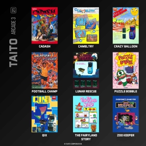 Blaze Evercade Catridge #21 Taito Arcade 3 + #49 Turrican Collection