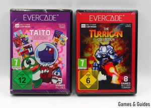 Blaze Evercade Catridge #21 Taito Arcade 3 + #49 Turrican Collection