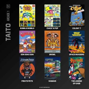 Blaze Evercade Arcade Cartridge #017 + #018 + #021 Taito Arcade 1+2+3