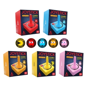 Atari CX40+ Wireless Joystick Pac-Man Bundle