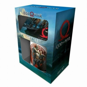 God of War Geschenkset (Tasse, Untersetzer &...